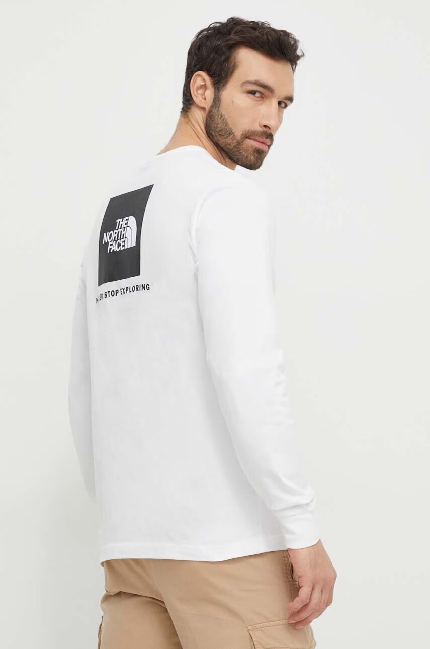 The North Face Памучна блуза с дълги ръкави M L/S Redbox Tee