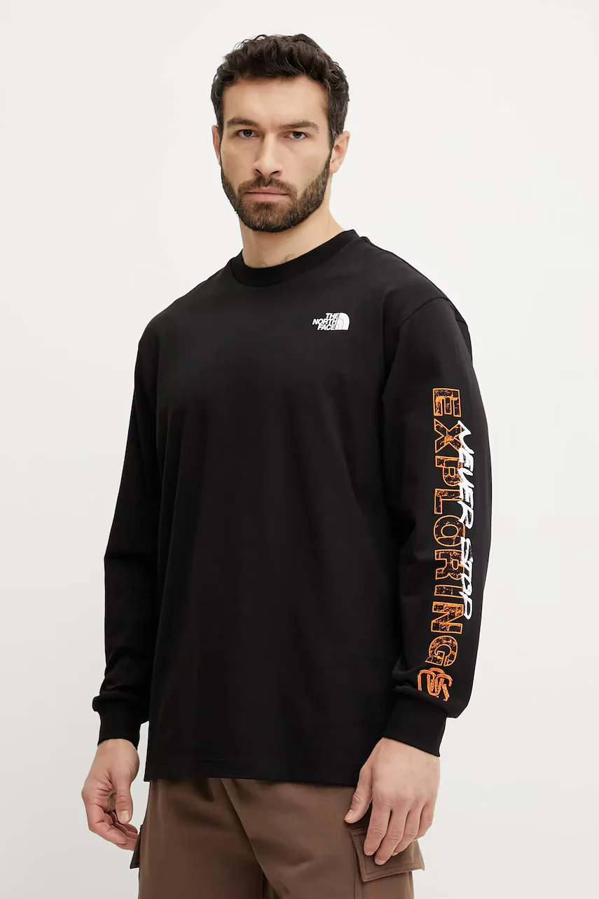 The North Face Памучна блуза с дълги ръкави TNF X NSE