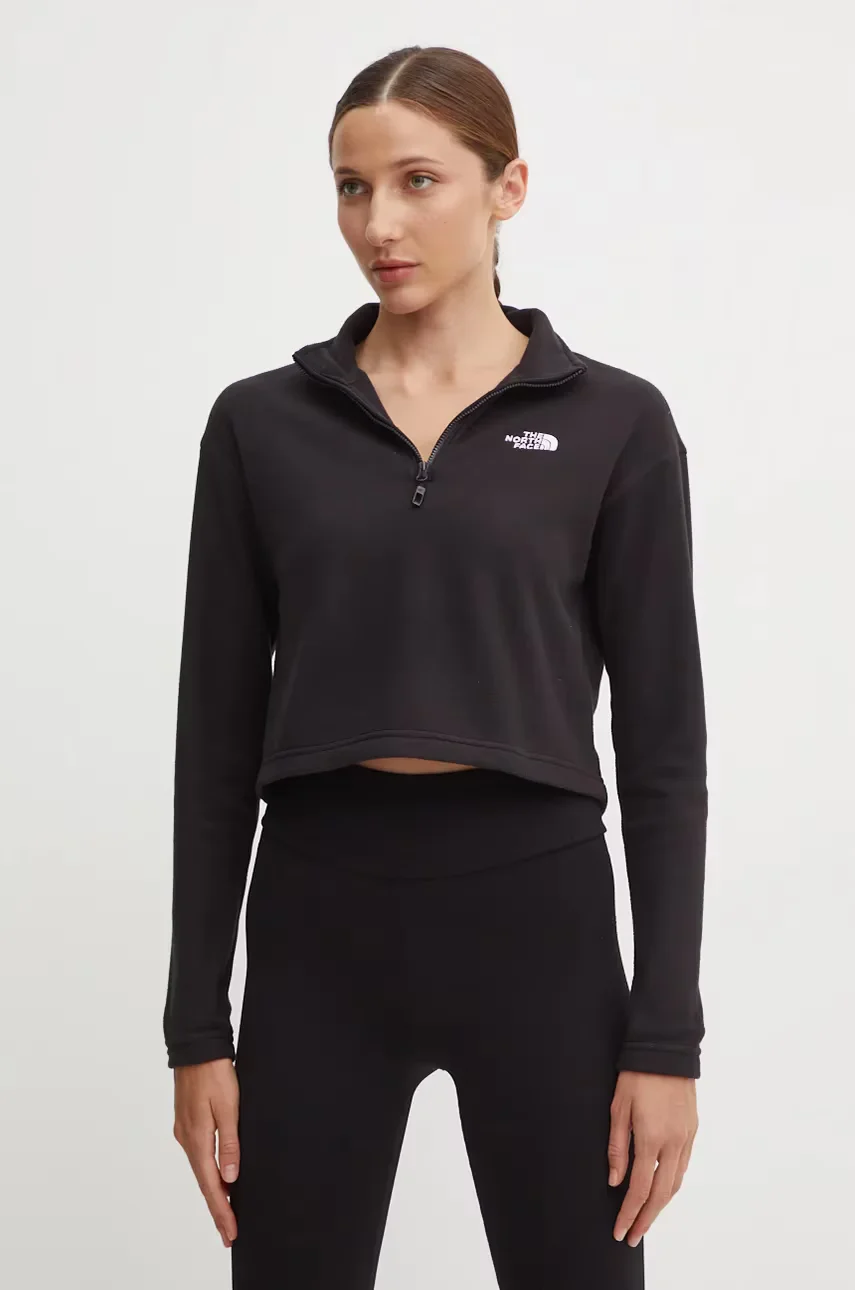 The North Face Спортен суичър 100 Glacier Cropped 1/4 Zip