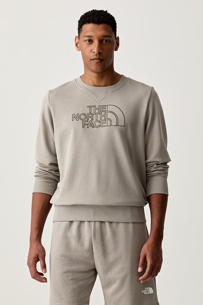 The North Face суичър мъжки с памук PEAK LIGHT REGULAR сив NF0A8C1CMUO1