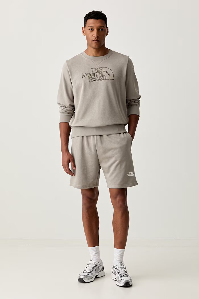 The North Face суичър мъжки с памук PEAK LIGHT REGULAR сив NF0A8C1CMUO1