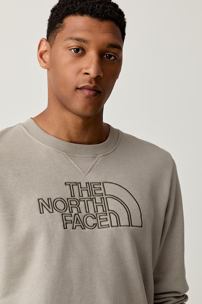 The North Face суичър мъжки с памук PEAK LIGHT REGULAR сив NF0A8C1CMUO1