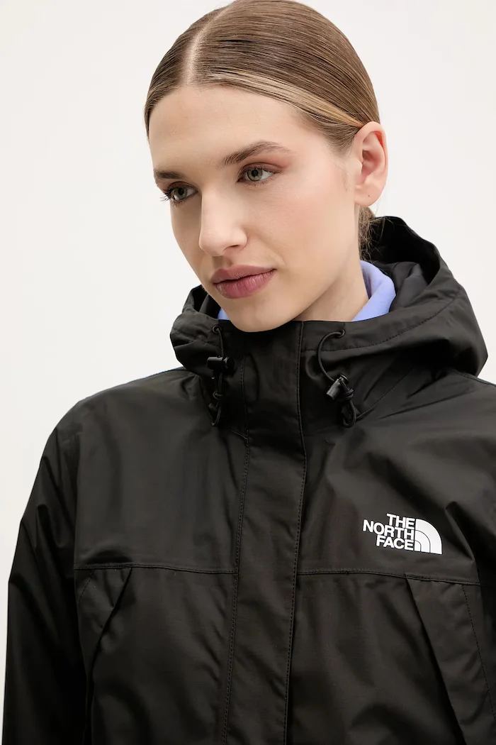 The North Face Яке Antora Rain в черно преходен модел NF0A8BKDJK31