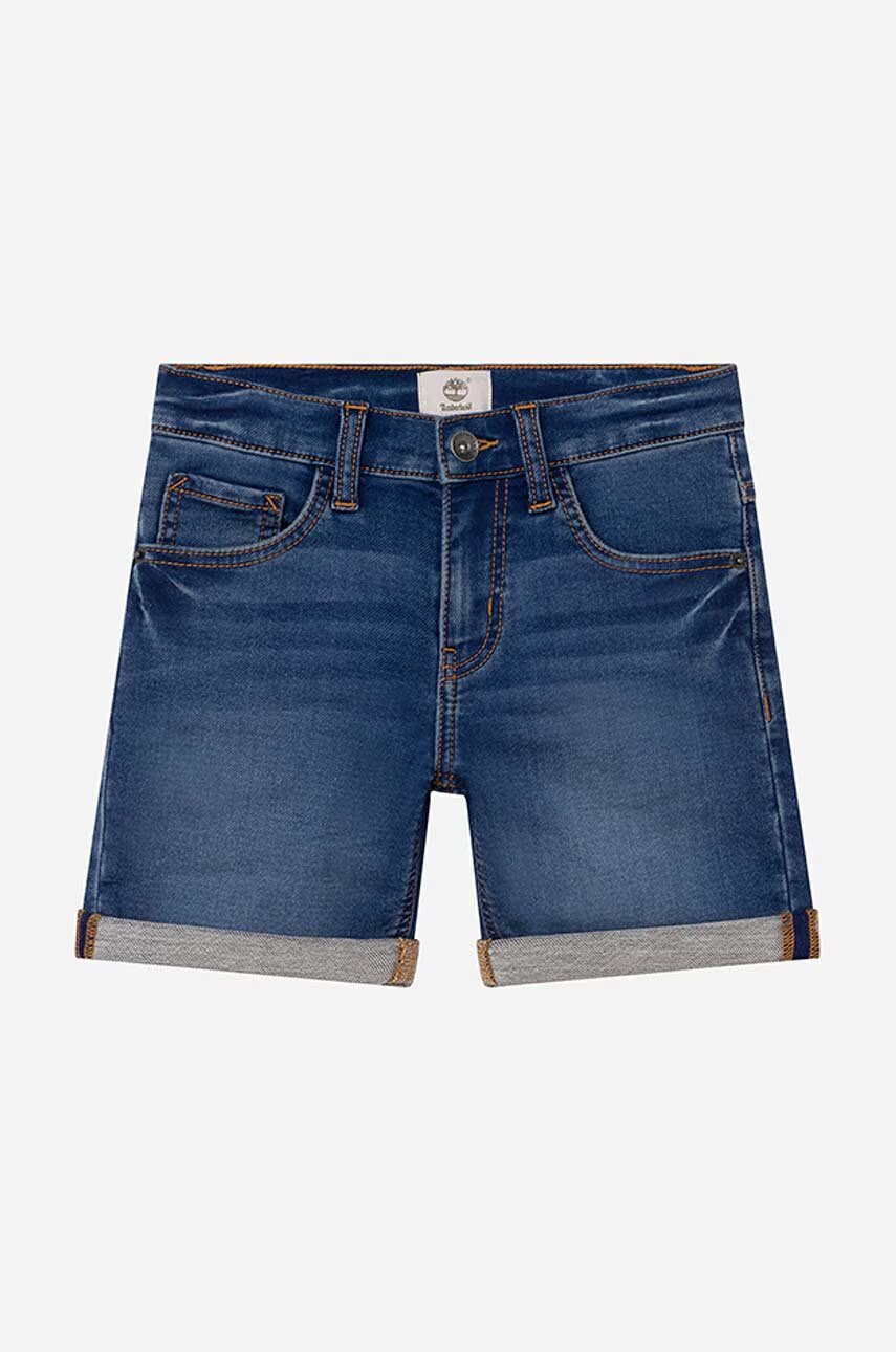 Timberland Детски дънков къс панталон Bermuda Shorts