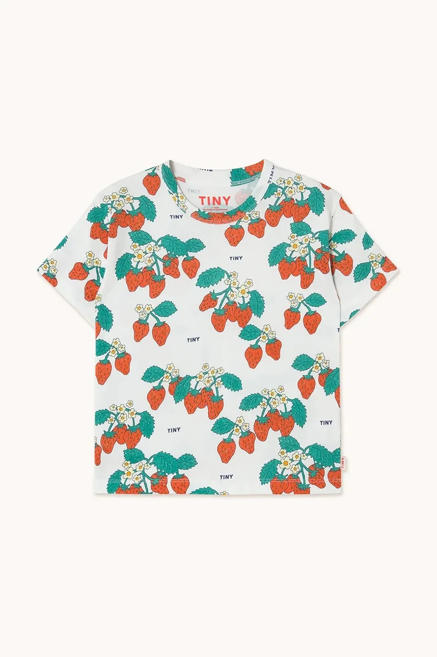 Tinycottons Детска памучна тениска STRAWBERRIES TEE