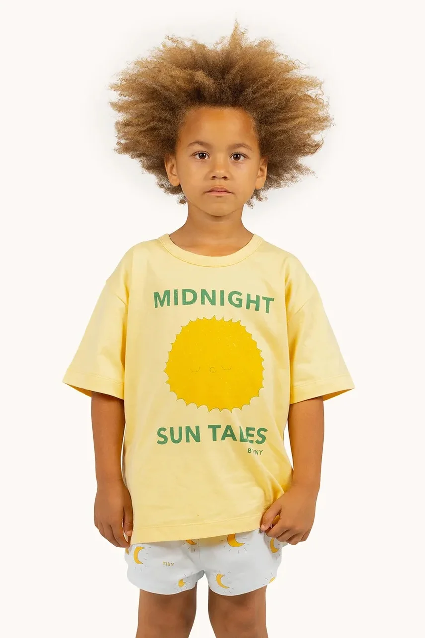 Tinycottons Детска памучна тениска SUN TALES GRAPHIC TEE