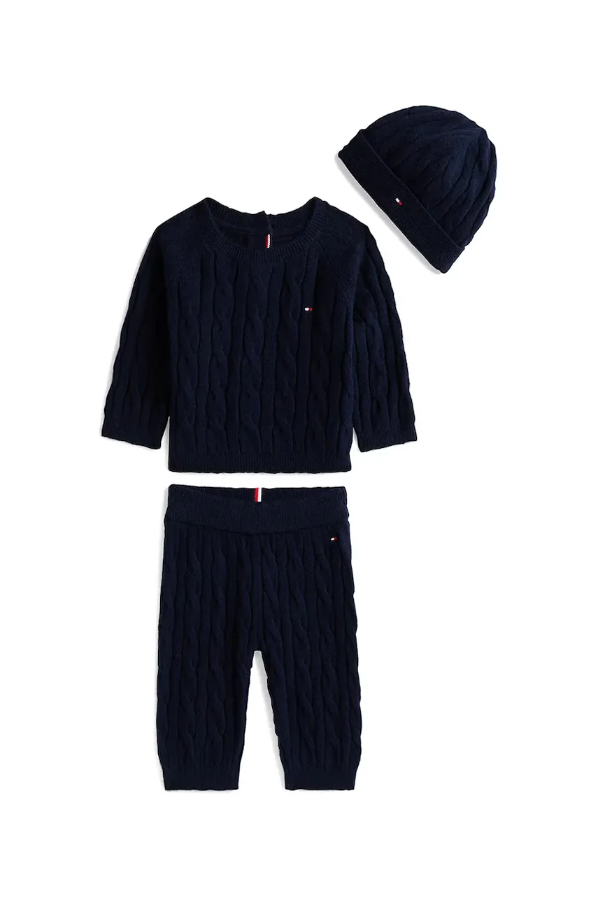 Tommy Hilfiger Бебешки комплект с памук (3 части)