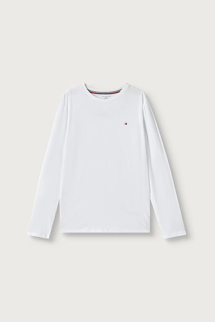 Tommy Hilfiger блуза с дълги ръкави за деца от памук 2 броя бяла UK0UK00077