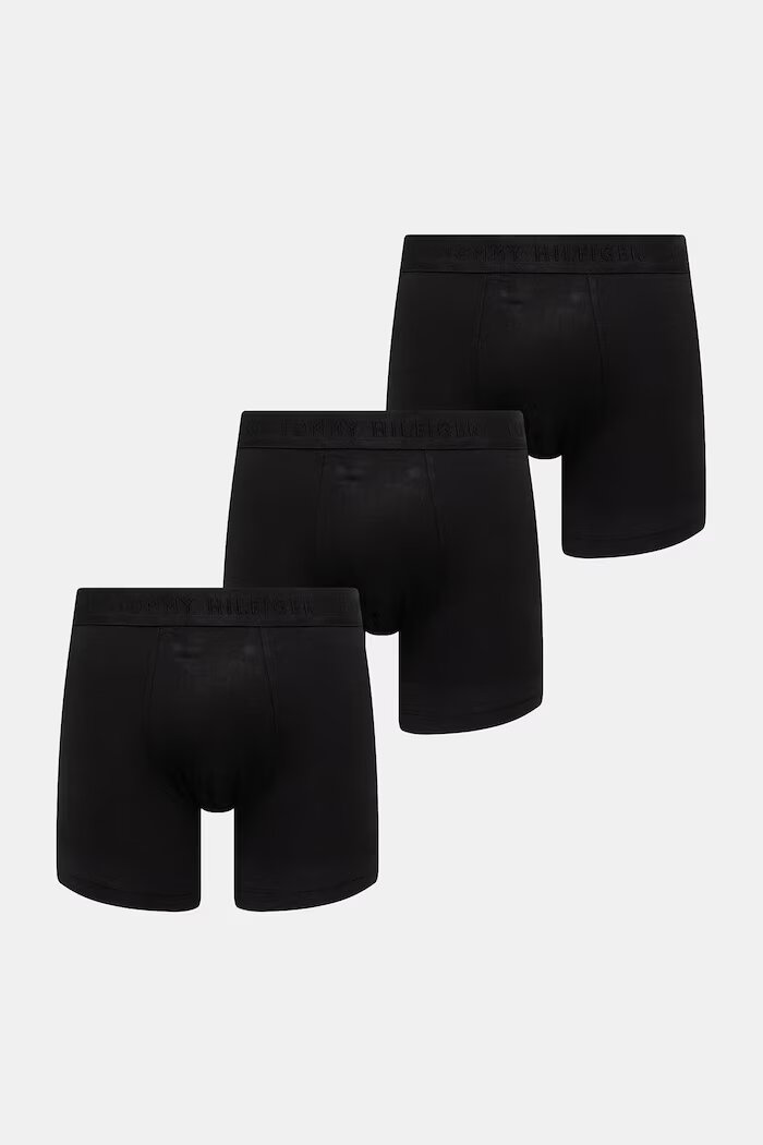 Tommy Hilfiger Боксерки мъжки 3 броя черни UM0UM03756