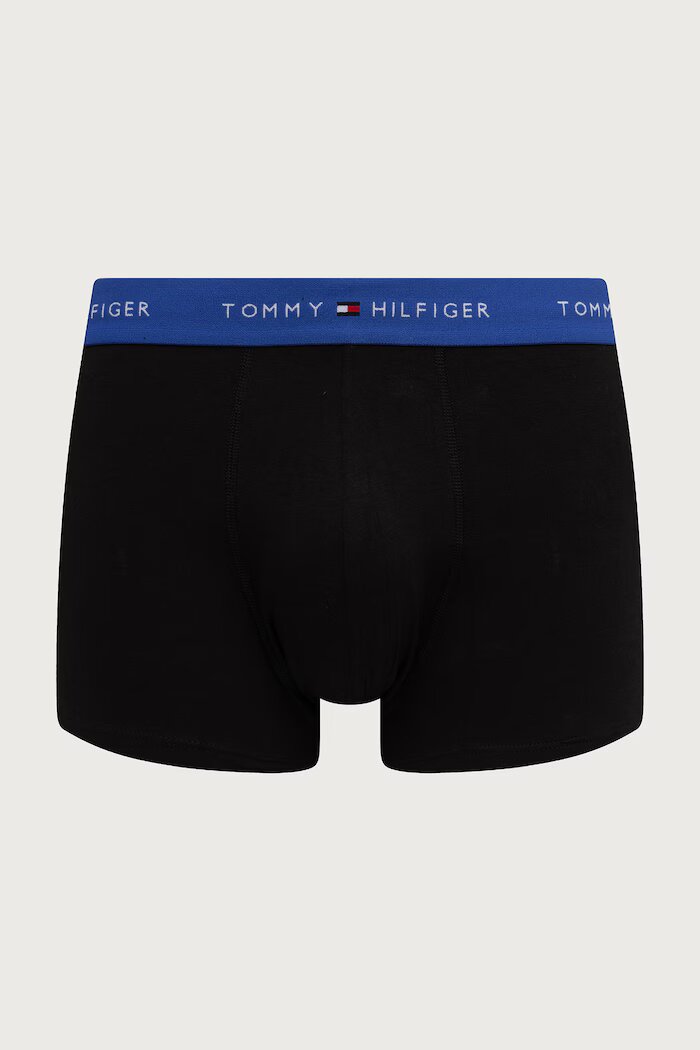 Tommy Hilfiger боксерки мъжки от памук с еластан 3 броя черни UM0UM03890