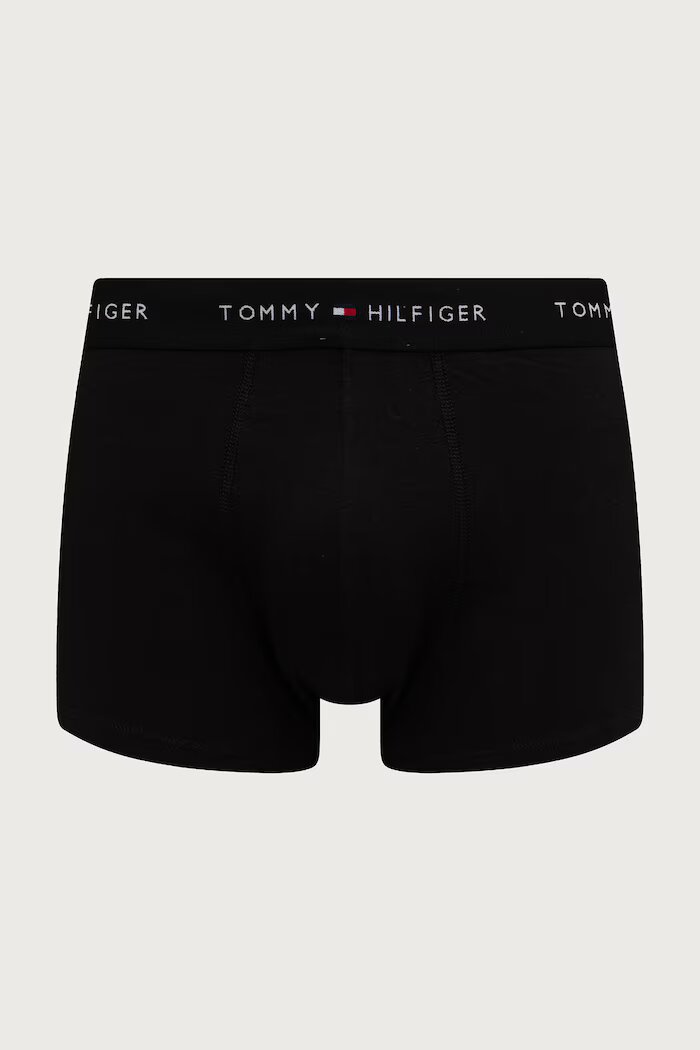 Tommy Hilfiger боксерки мъжки от памук с еластан 3 броя черни UM0UM03890
