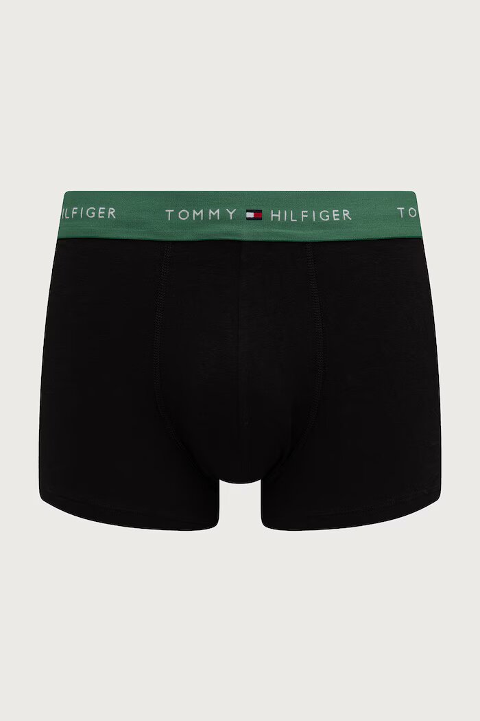 Tommy Hilfiger боксерки мъжки от памук с еластан 3 броя черни UM0UM03890