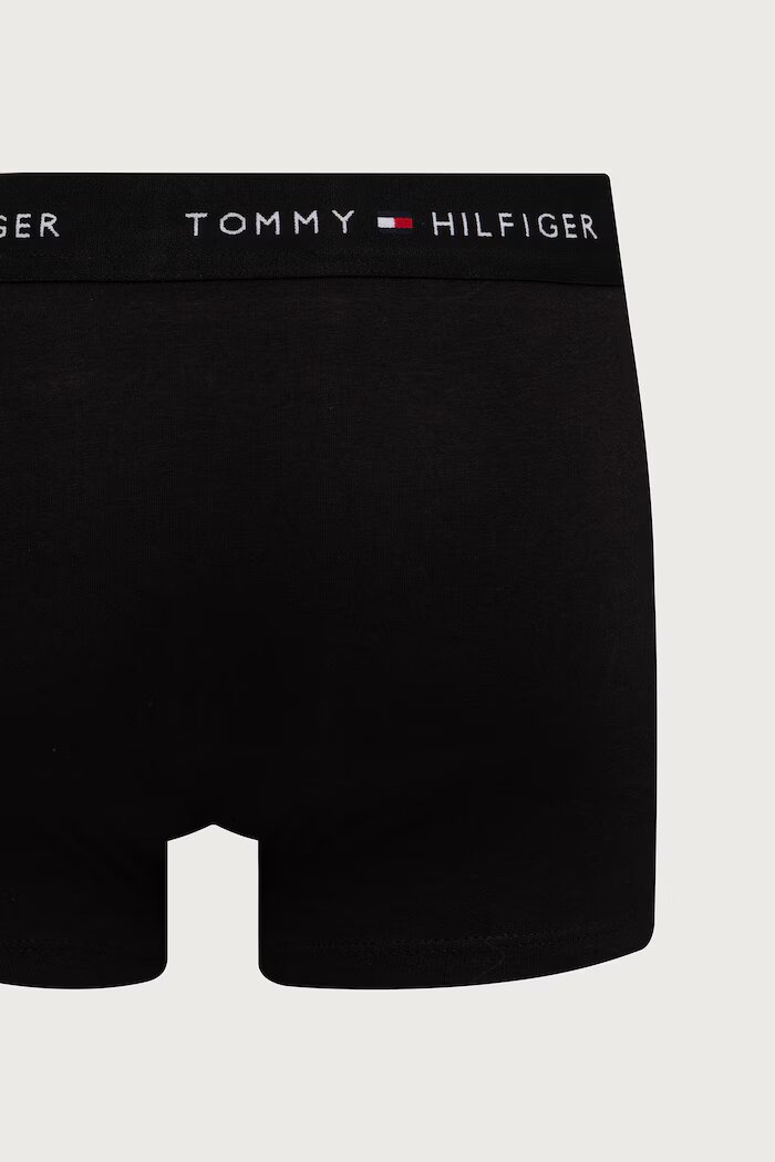 Tommy Hilfiger боксерки мъжки от памук с еластан 3 броя черни UM0UM03890