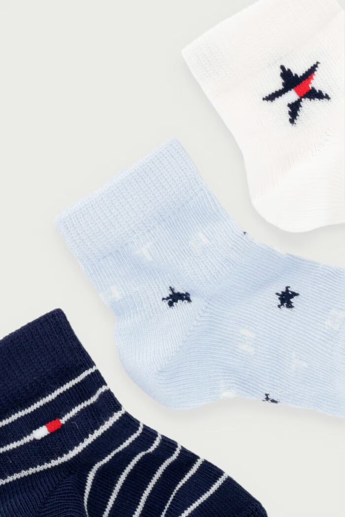 Tommy Hilfiger чорапи за бебе 3 броя сини 701241846