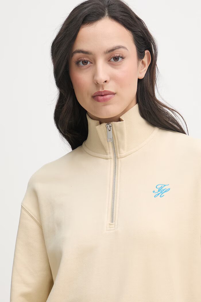 Tommy Hilfiger дамски суичър бежов WW0WW49258