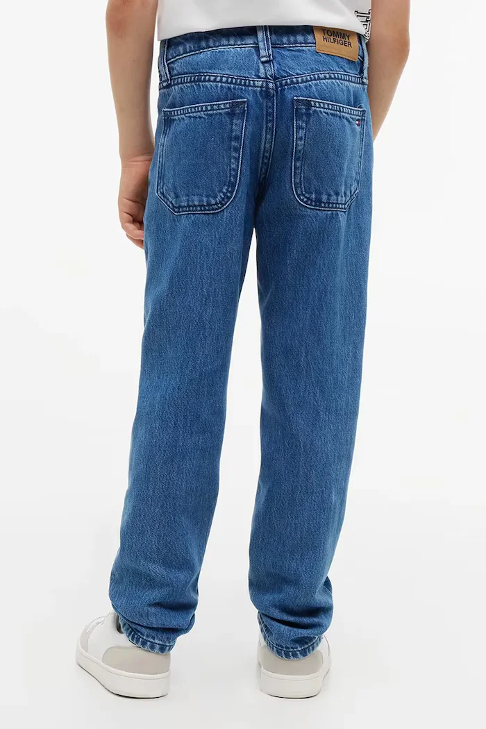 Tommy Hilfiger дънки straight за деца STRAIGHT сини KB0KB10467