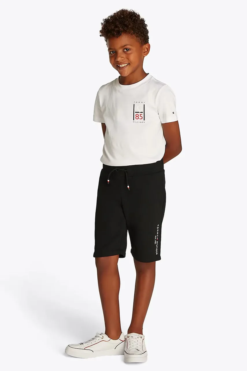 Tommy Hilfiger Детски памучен къс панталон