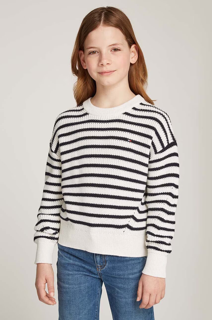 Tommy Hilfiger Детски памучен пуловер