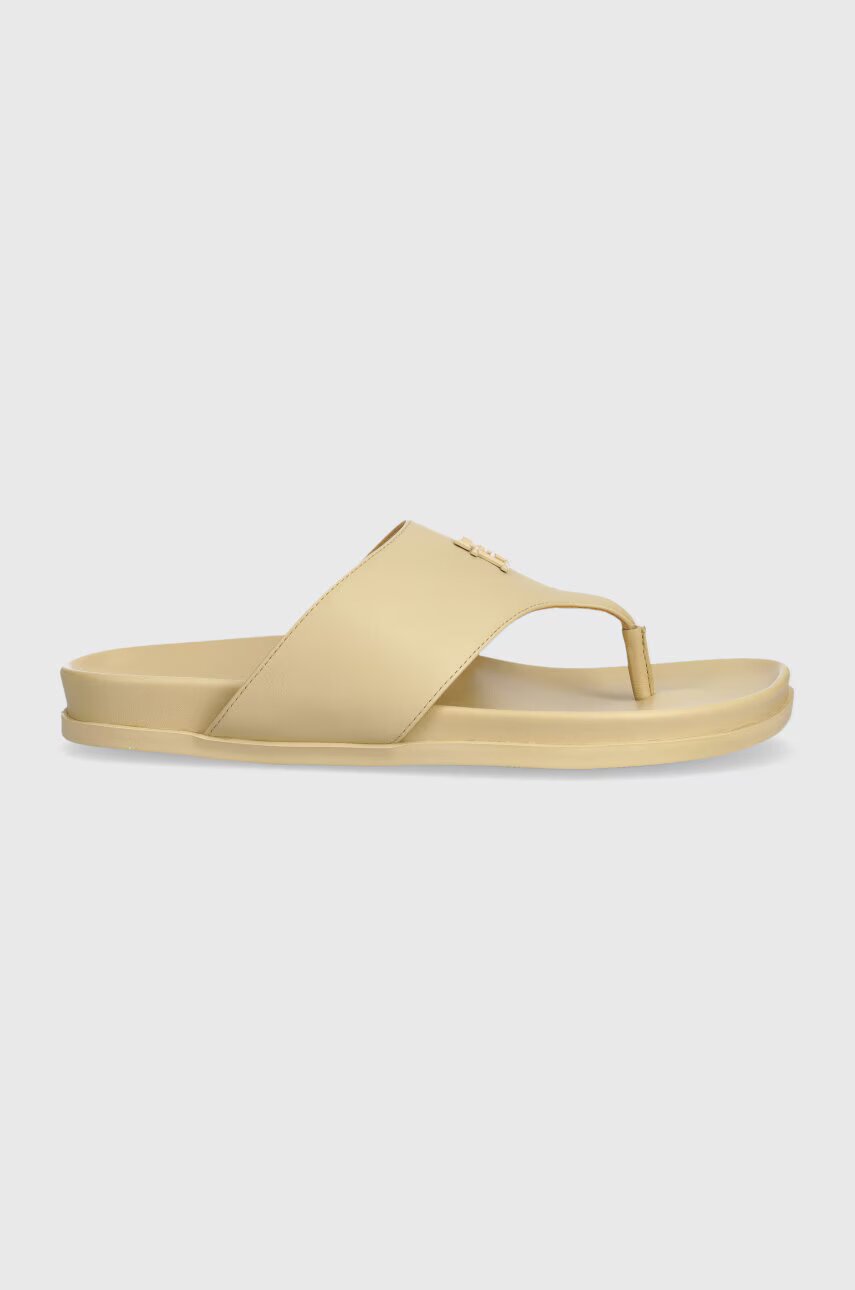 Tommy Hilfiger Кожени джапанки THONG COMFORT SANDAL