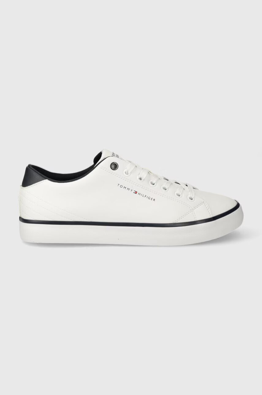 Tommy Hilfiger Кожени кецове TH HI VULC CORE LOW LEATHER ESS