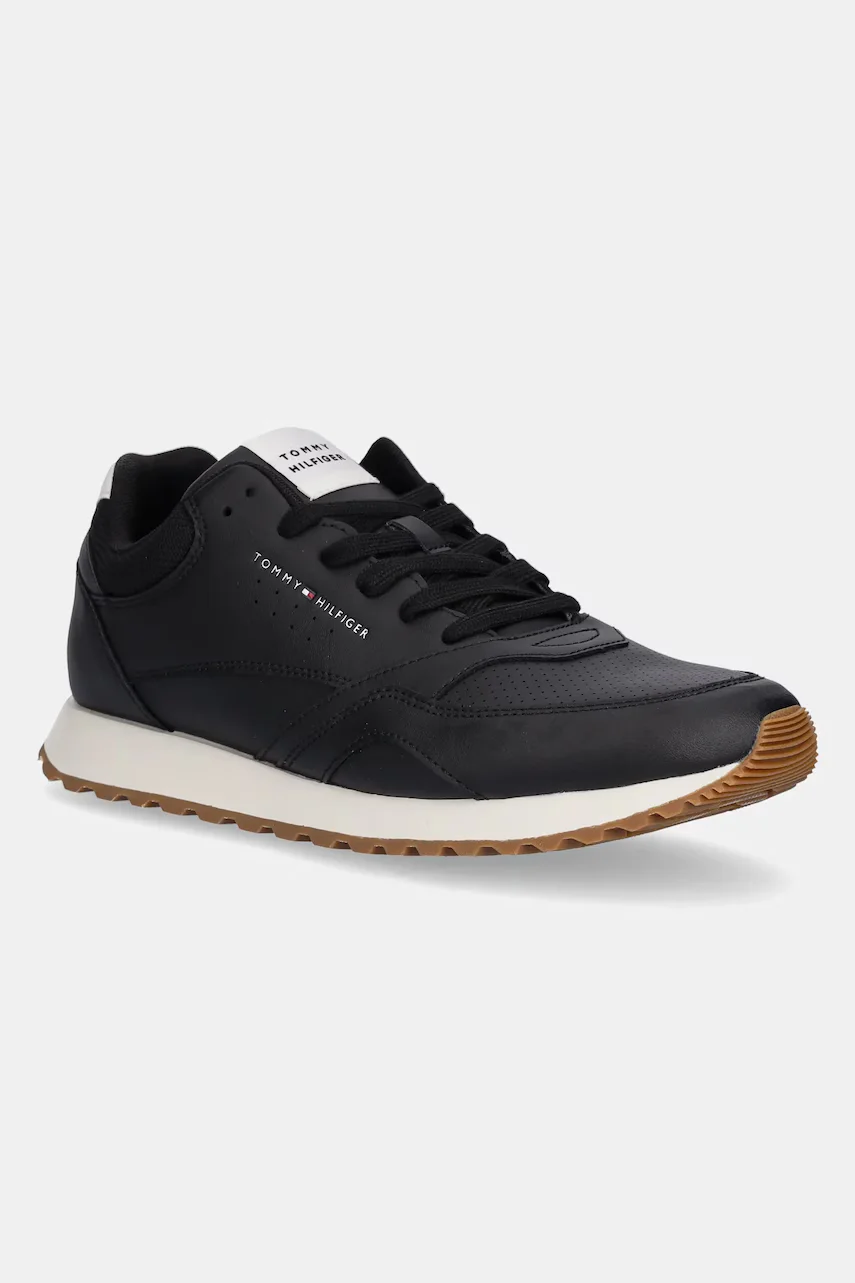 Tommy Hilfiger Кожени маратонки NEW RUNNER EVA LTH ESS