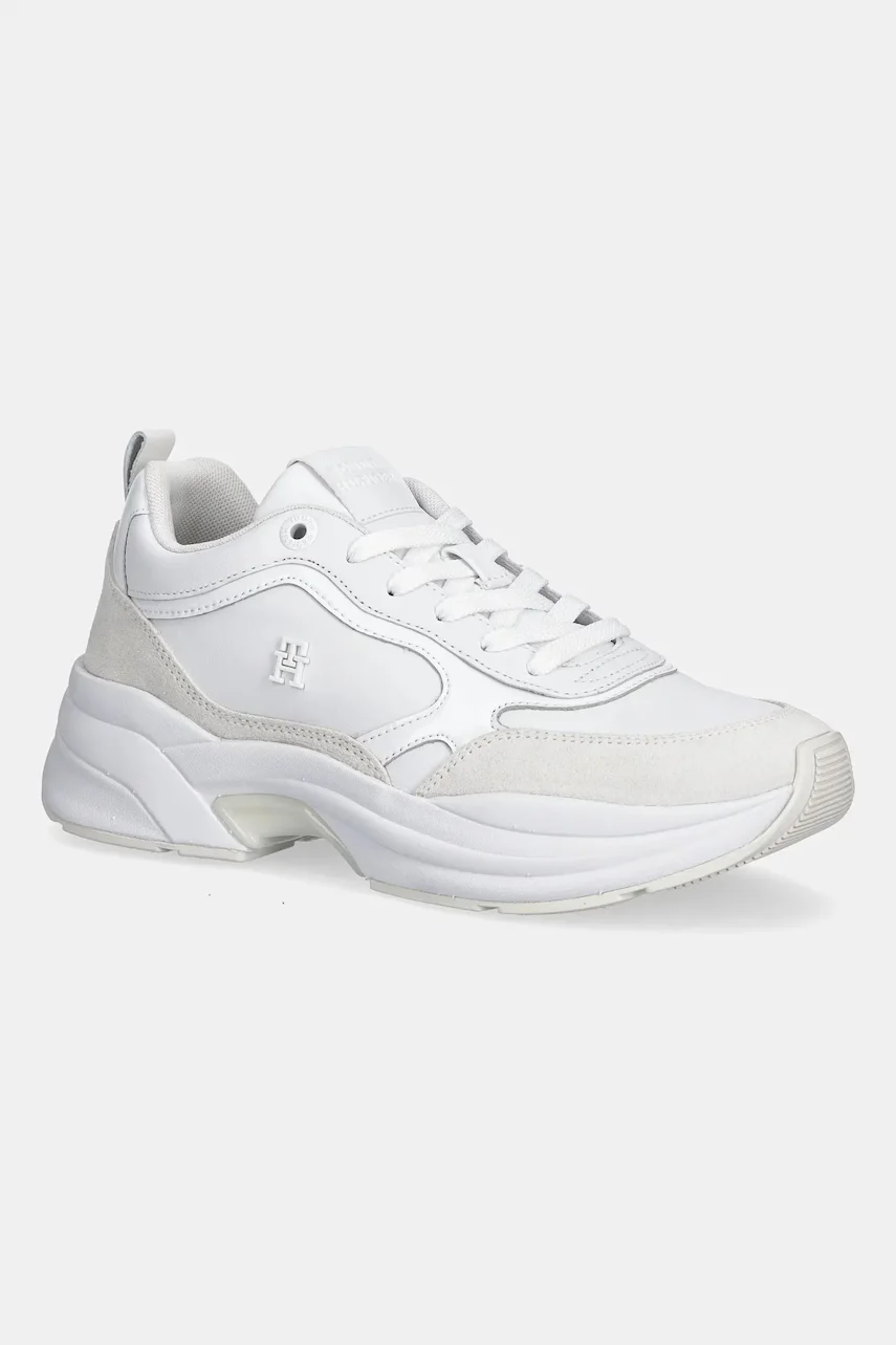 Tommy Hilfiger Кожени маратонки TH CHUNKY RUNNER PATENT