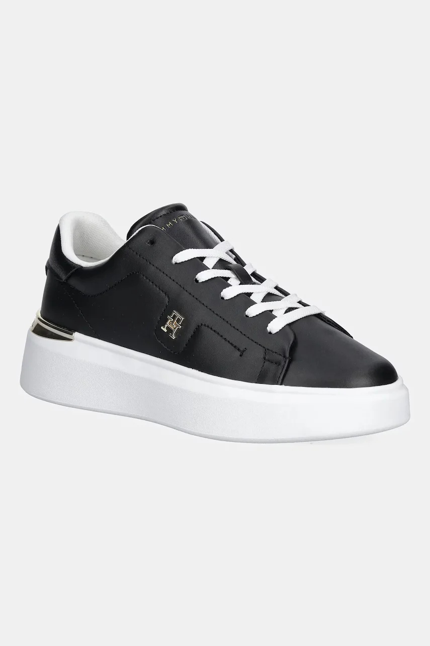Tommy Hilfiger Кожени маратонки TH FASHION COURT SNEAKER