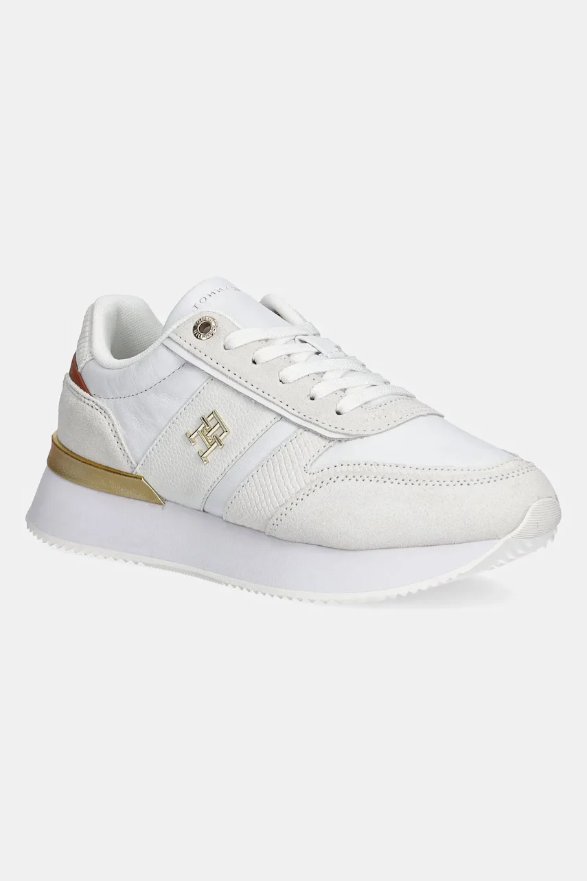 Tommy Hilfiger Кожени маратонки TH FASHION RUNNER