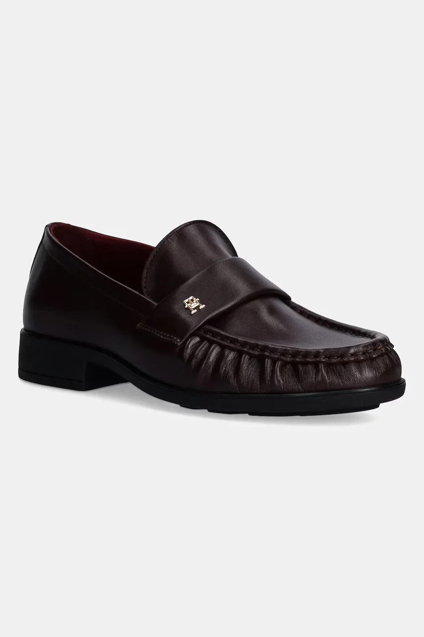 Tommy Hilfiger Кожени мокасини LOAFER SOFT NAPPA PLEATED TOE
