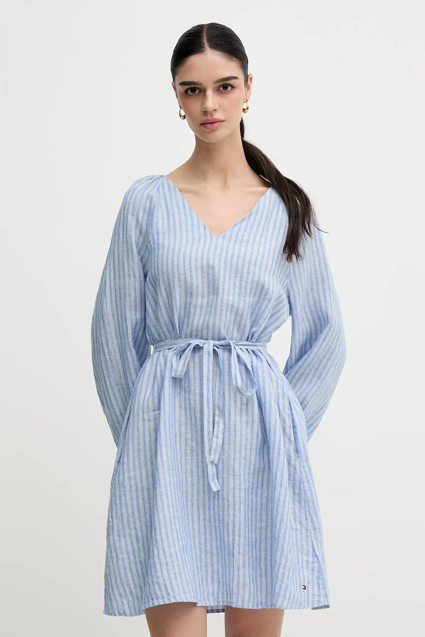 Tommy Hilfiger Ленена рокля