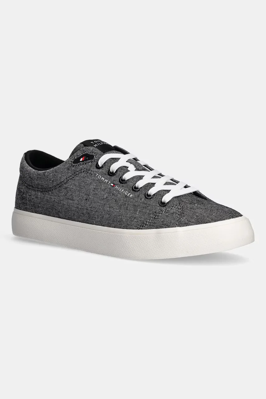 Tommy Hilfiger Ниски кецове TH HI VULC LOW CORE CHAMBRAY