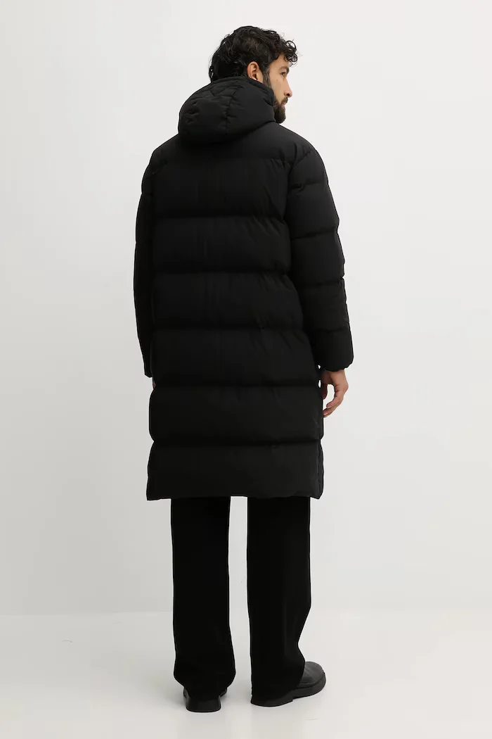 Tommy Hilfiger Пухено яке в черно зимен модел MW0MW40628