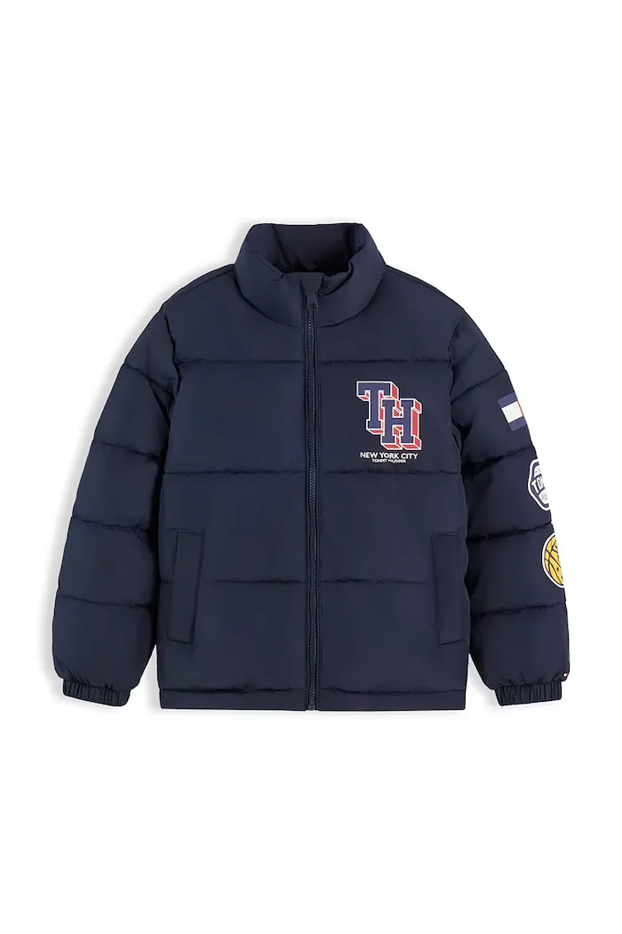 Tommy Hilfiger пухено яке за деца тъмносиньо KB0KB10616