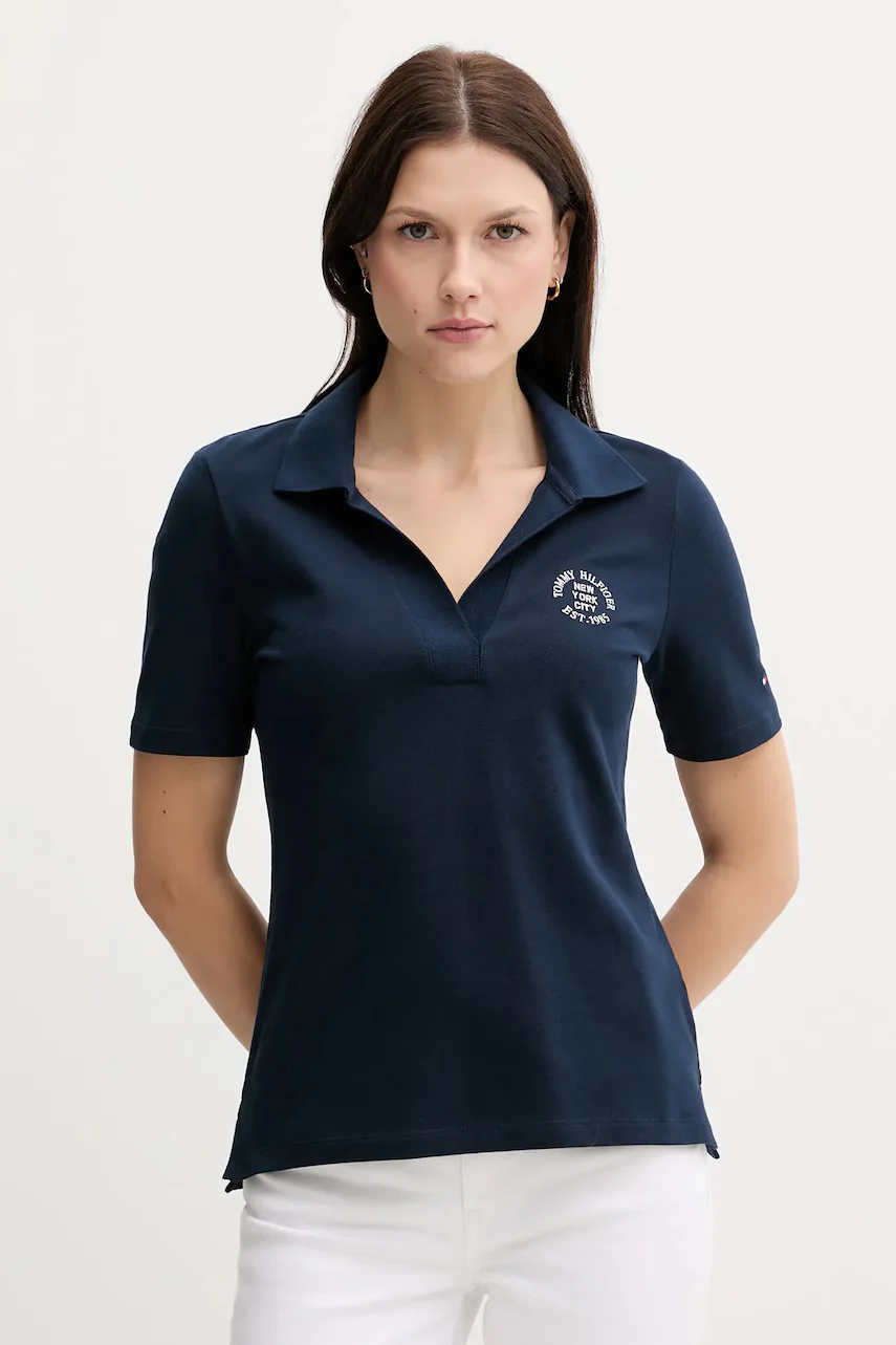 Tommy Hilfiger Тениска с яка