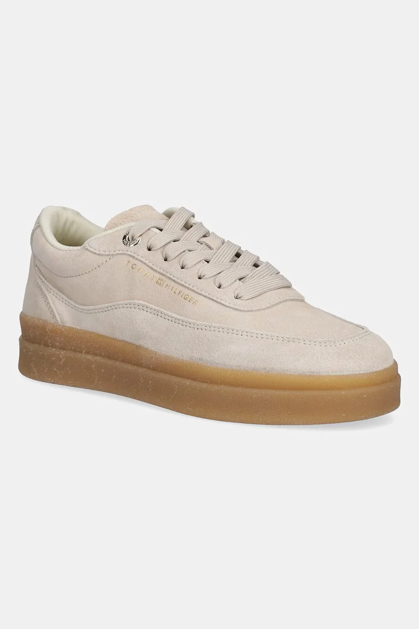 Tommy Hilfiger Велурени маратонки MODERN COURT SNEAKER SUEDE