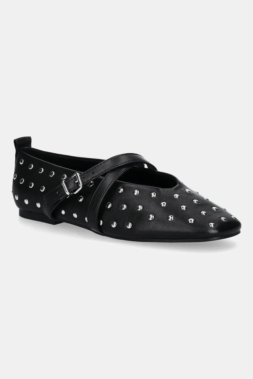 Tommy Jeans Кожени балеринки MARYJANE STUDDED BALLERINA