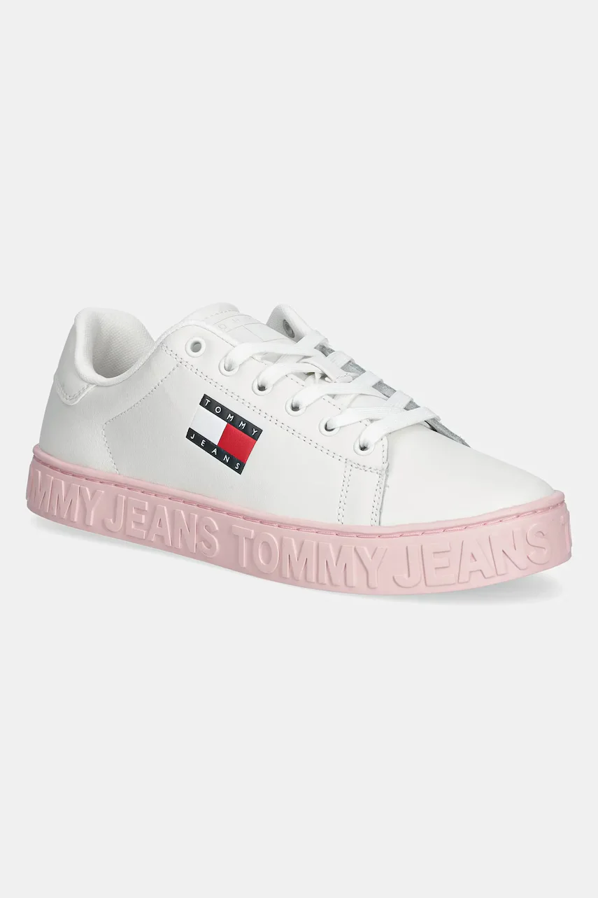 Tommy Jeans Кожени маратонки TJW LOGO SNEAKER ESS