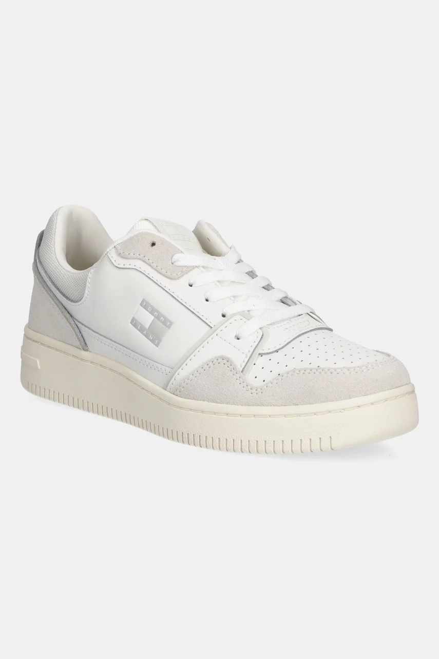 Tommy Jeans Кожени маратонки TJW RETRO BASKET SNEAKER