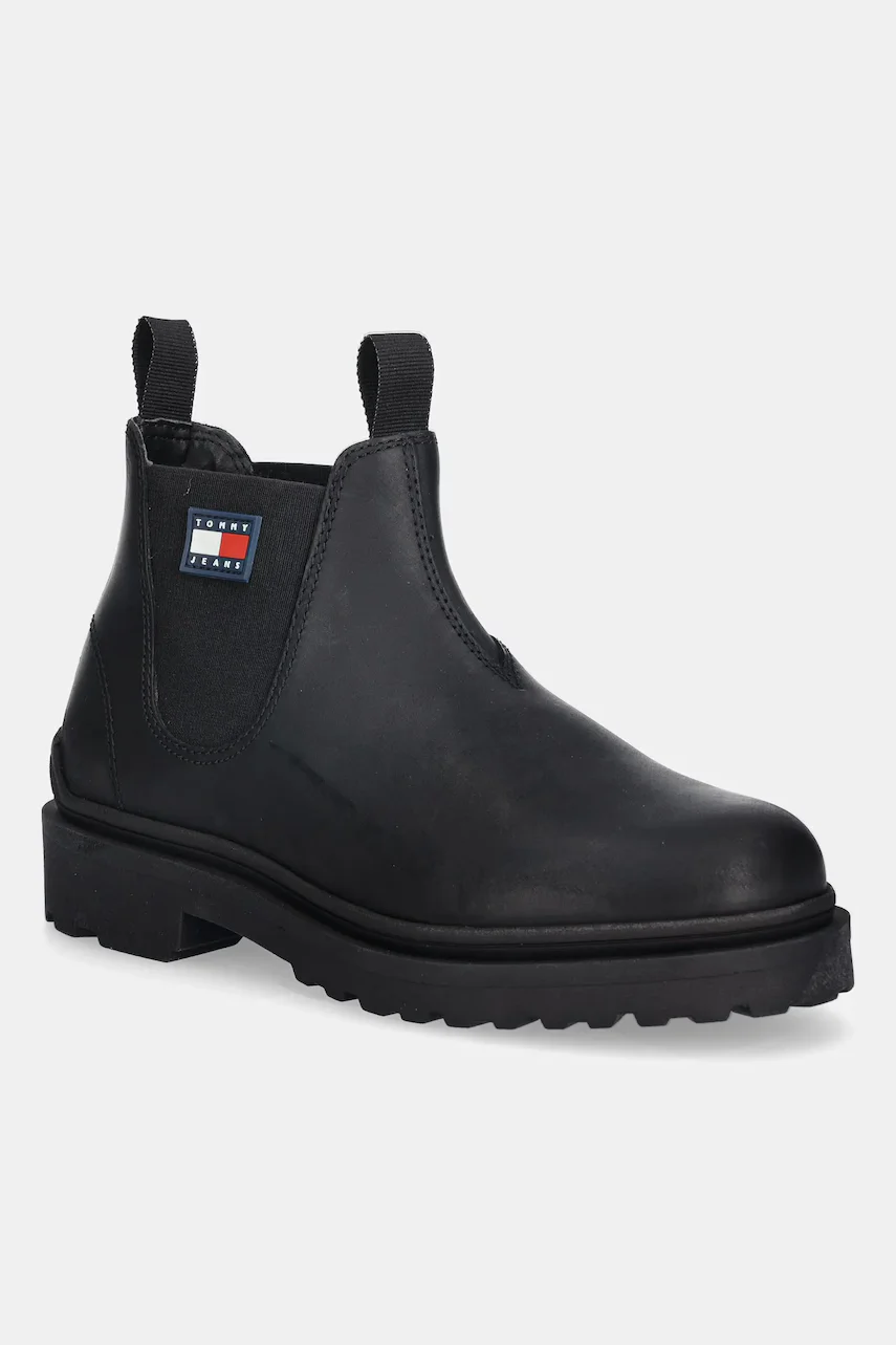 Tommy Jeans Кожени обувки TJM CHELSEA LEATHER
