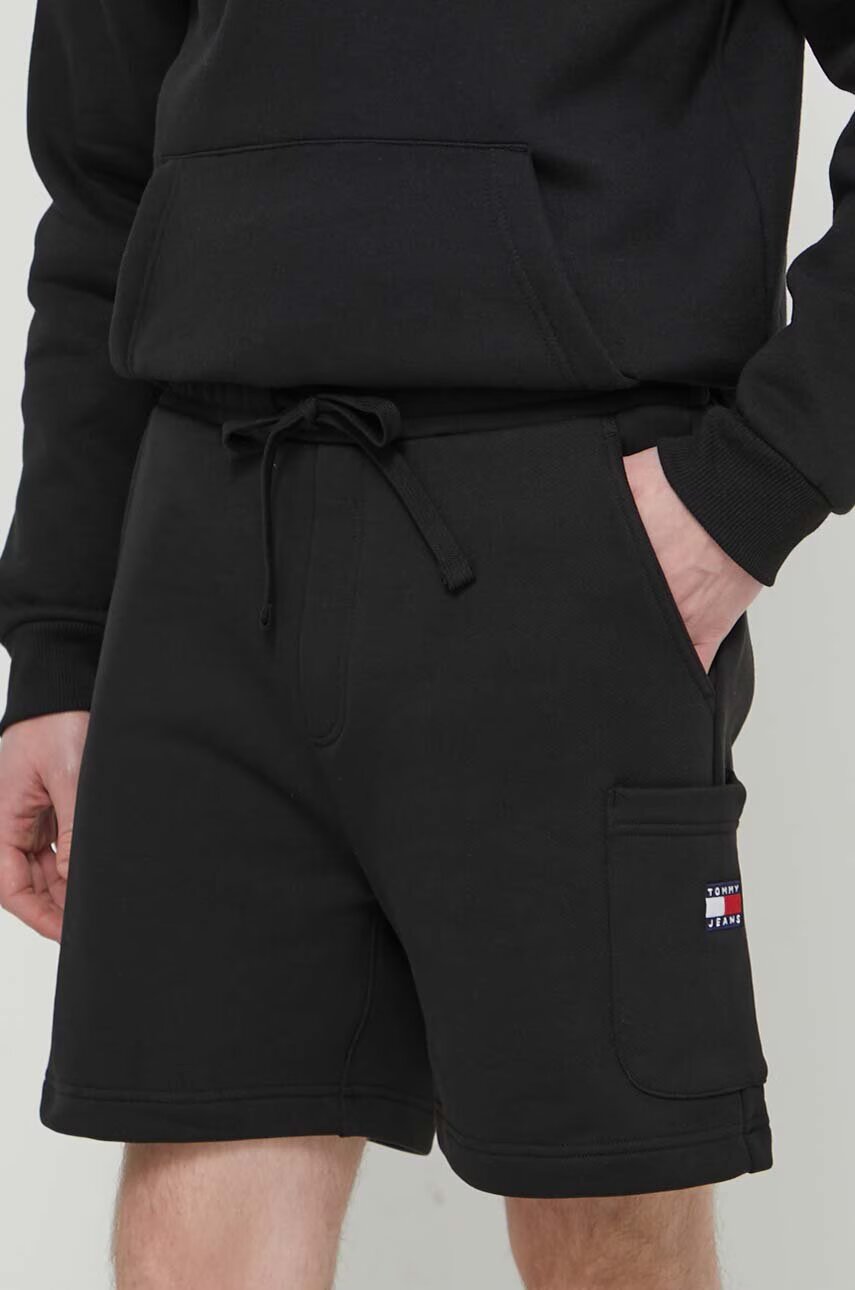 Tommy Jeans Памучен къс панталон