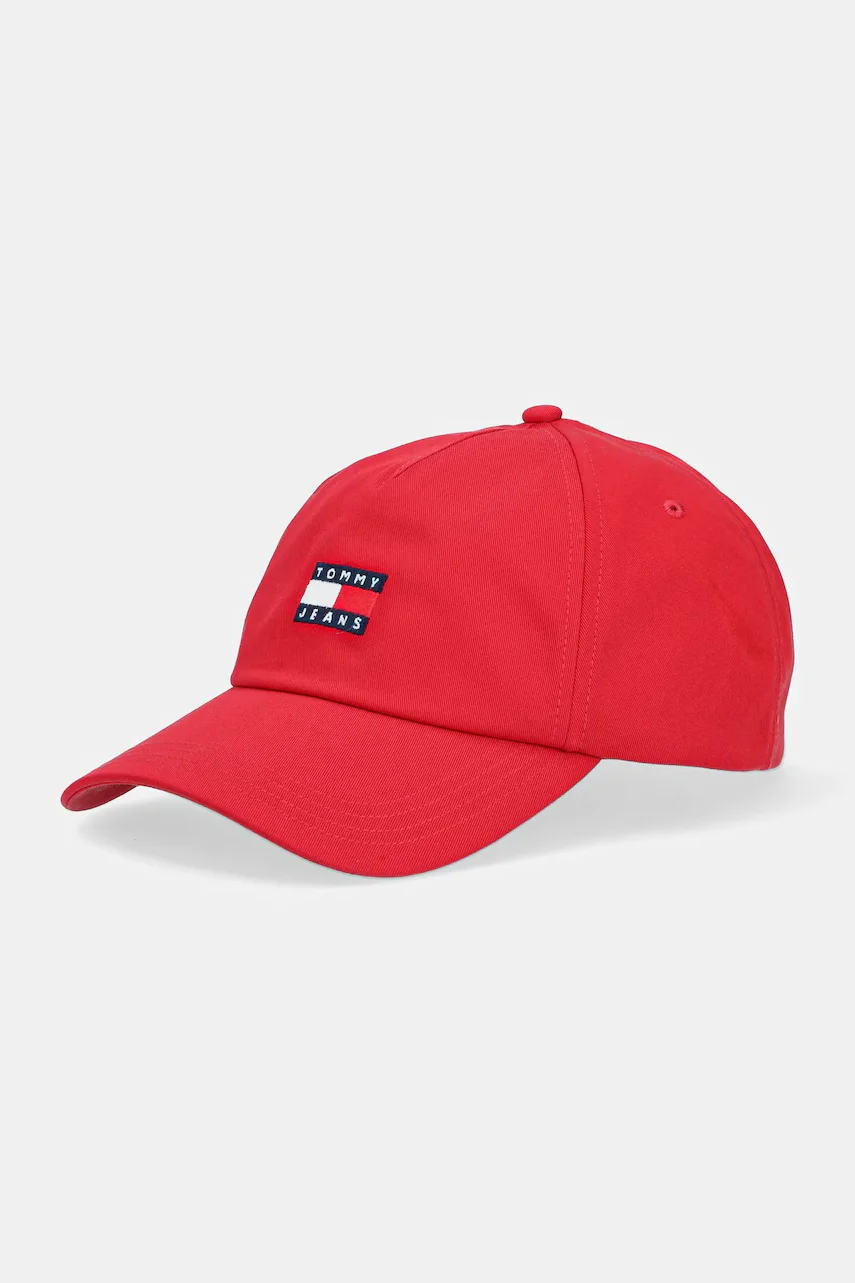 Tommy Jeans Памучна шапка с козирка