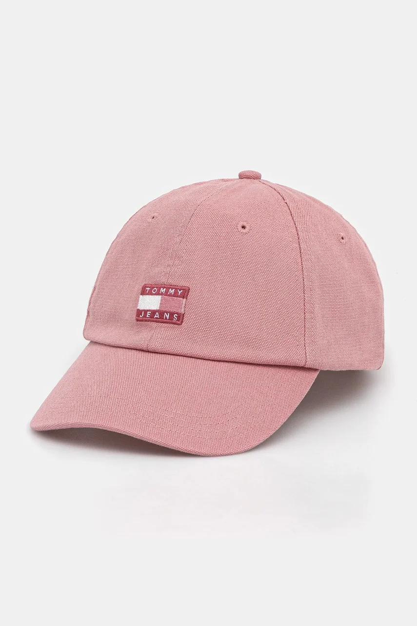 Tommy Jeans Памучна шапка с козирка