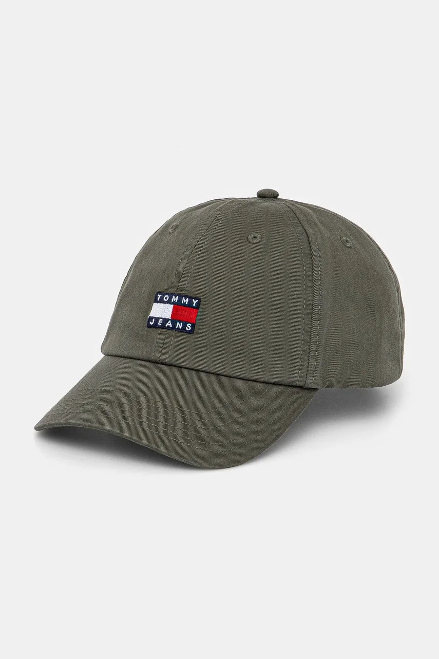 Tommy Jeans Памучна шапка с козирка
