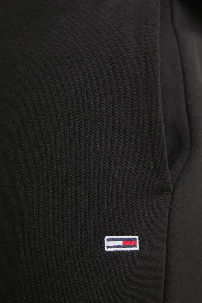 Tommy Jeans спортен панталон мъжки с памук черен DM0DM20473