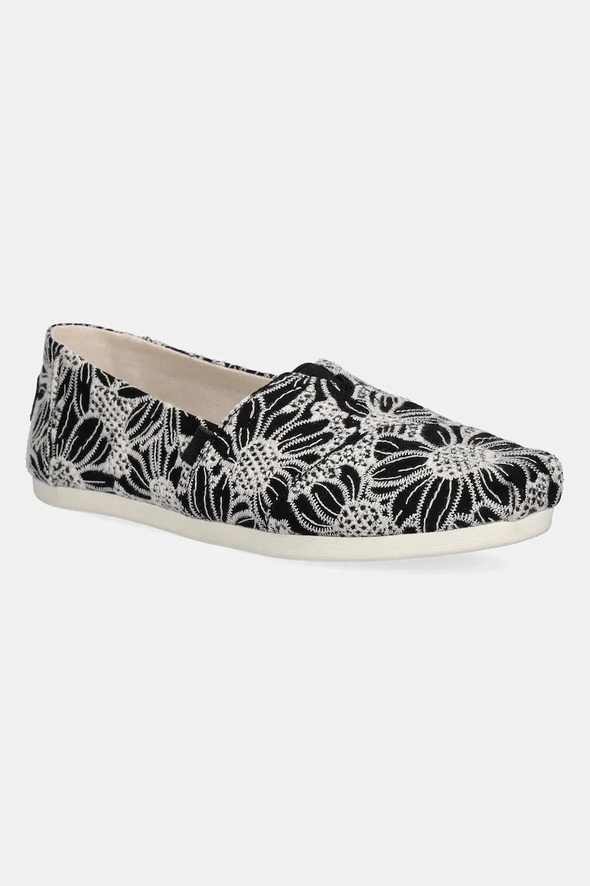 Toms Ниски кецове OVERSIZED FLORAL EYELET