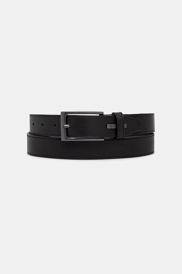 Trussardi колан мъжки от кожа черен B322B100073N