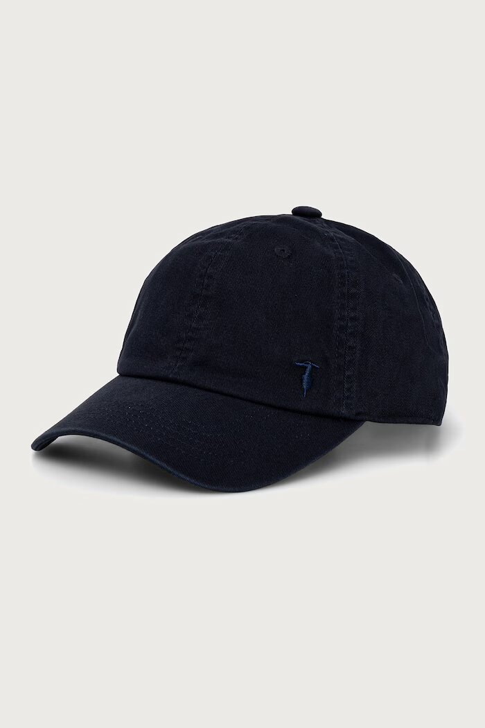 Trussardi шапка с козирка мъжка от памучна материя тъмносиня E079C000022N
