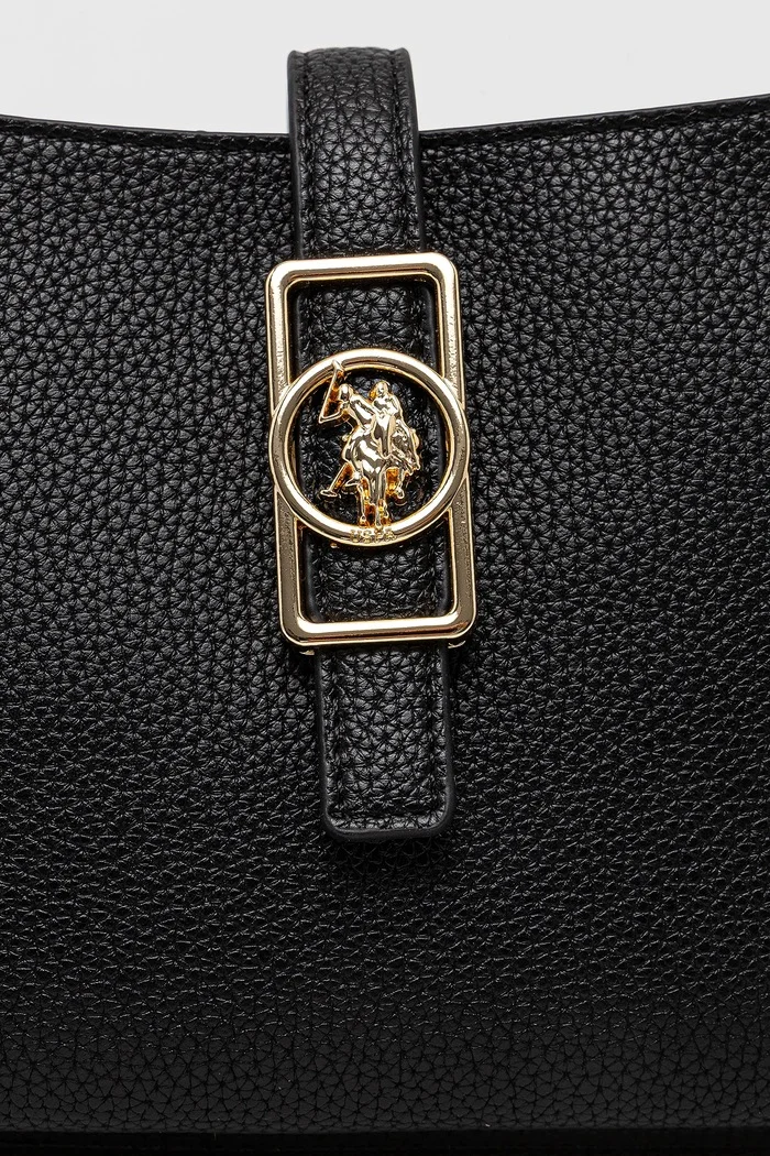 U.S. Polo Assn. Чанта Sun в черно BEU4S8600WVP