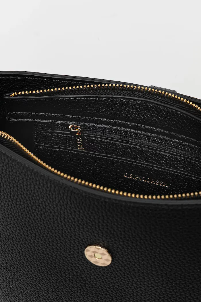 U.S. Polo Assn. Чанта Sun в черно BEU4S8600WVP