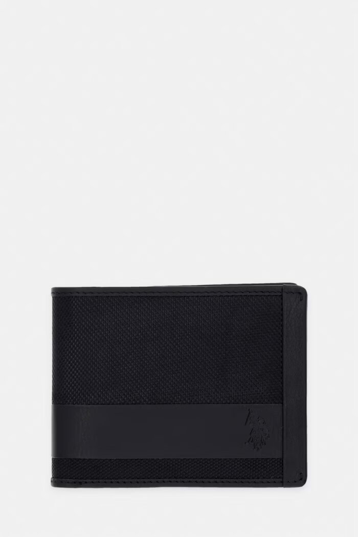 U.S. Polo Assn. Портмоне MALLET в черно WEUMW2627MH9